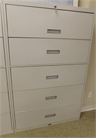 STEELCASE 5 DRAWER LATERAL FILE