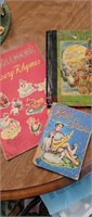 Antique Mother Goose & Bible story books