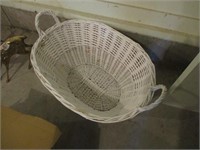 Wicker Clothes Basket