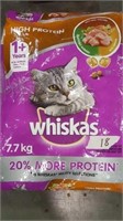 7.7kg Whiskas high protein