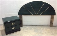 Queen Headboard and Night Stand K10A