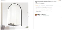 Home Decorators Collection Md. Arched Black Mirror