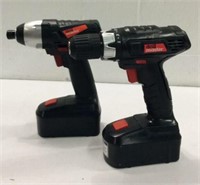 Two Battery Power Drills M8D