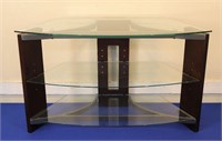 3-Tier Glass TV Stand