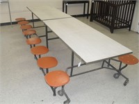 FOLDING PORTABLE TABLE-SEATS 16