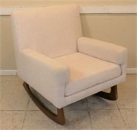 Contemporary Upholstered Rocking Chair