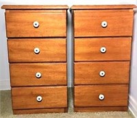 Two Small Wood Chests