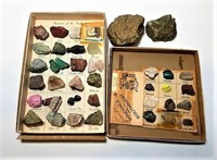 Mounted Rock and Mineral Collection