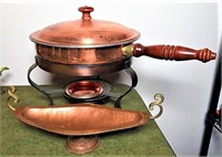 Copper Finish Chafing Dish