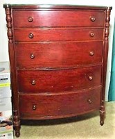Vintage Five Drawer Chest of Drawers