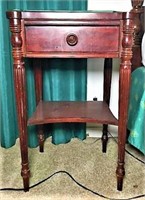 Vintage Wood Nightstand