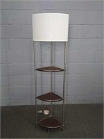 Combo Floor Lamp - Corner Shelf Unit