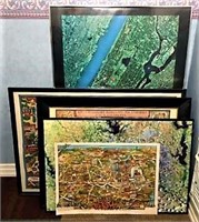 Framed Map Prints