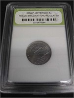 2004 Graded Jefferson Nickel