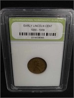 Graded Lincoln Wheat Cent