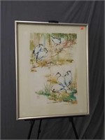Framed Print Of Oriental Watercolor