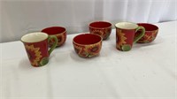 Set of Matching Bowls and Mugs