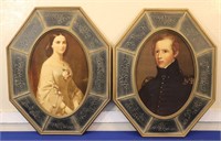 Decorative Man & Woman Portrait Prints