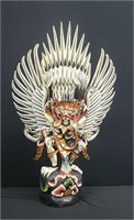 Large Winged Carved Statue