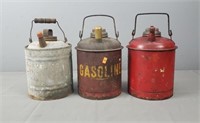 3x The Bid Vintage Gas Cans