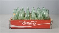 Coca Cola Crate W/ Raised Letter Coke Bottles