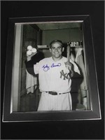 Autographed Yogi Berra Photograph