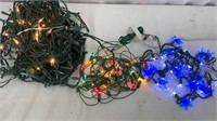 8 Assorted Working Christmas Lights Strands
