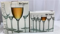 4 Goblets + 6 Cordials by Air Twist