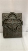 Cast Iron Welcome Sign