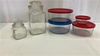 Assorted Glass Jars/Containers