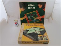 2 jeux "chinese checkers" vintage (très bonne