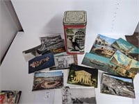Boîte décorative Ritz vintage et cartes postales