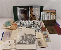 VINTAGE PHOTOGRAPH & STATIONARY COLLECTION