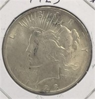 1923 Peace Dollar Coin