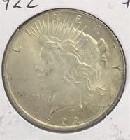 1922 Peace Dollar Coin