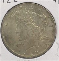 1922 Peace Dollar Coin