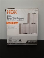 HDX Utility Base/Wall Cabinet - Light Gray