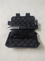 Cobratec Knife,Sheath & Case