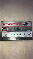 Winchester 12 ga 2 3/4 inches 9 pellets