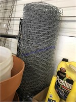 PARTIAL ROLL CHICKEN WIRE, 24" TALL