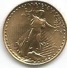 1988 1/10 oz Gold $5 American Eagle Coin