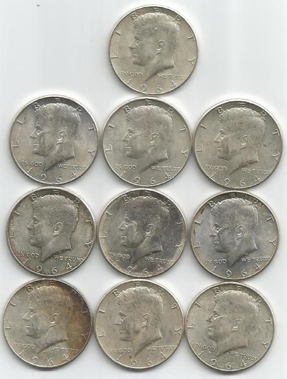 Silver coins & gold 1 Online only auction