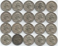 (20) 1962-D Quarters