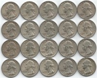 (20) 1961-D Quarters