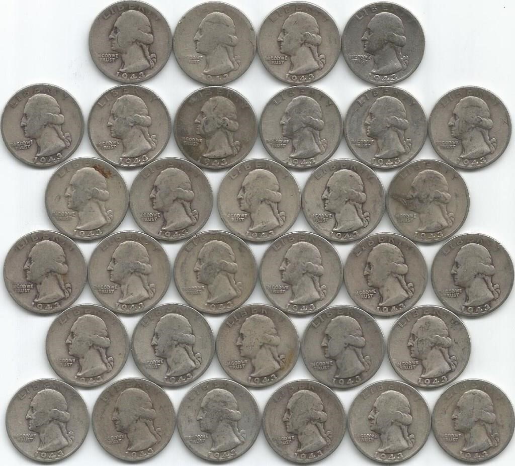 Silver coins & gold 1 Online only auction