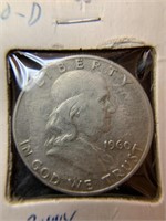 1960-D Franklin half dollar