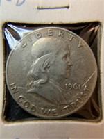 1961-D Franklin half dollar