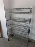 Stainless Steel 6-Tier Shelving Rack - NSF