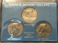 1979 Susan B Anthony dollar mint set