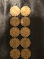 10- 1937 Lincoln wheat pennies